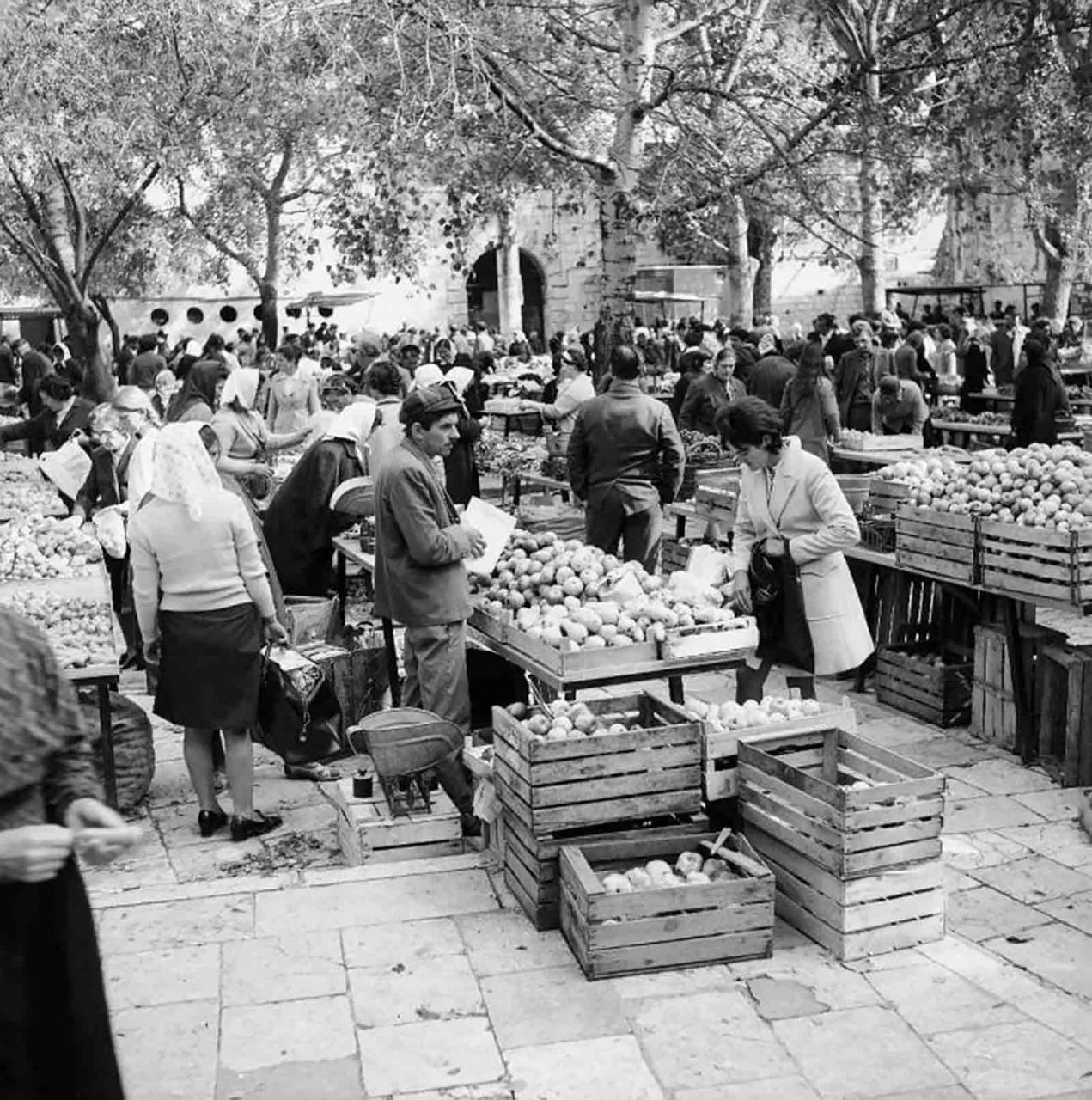 Brkan Zadar market in 70s