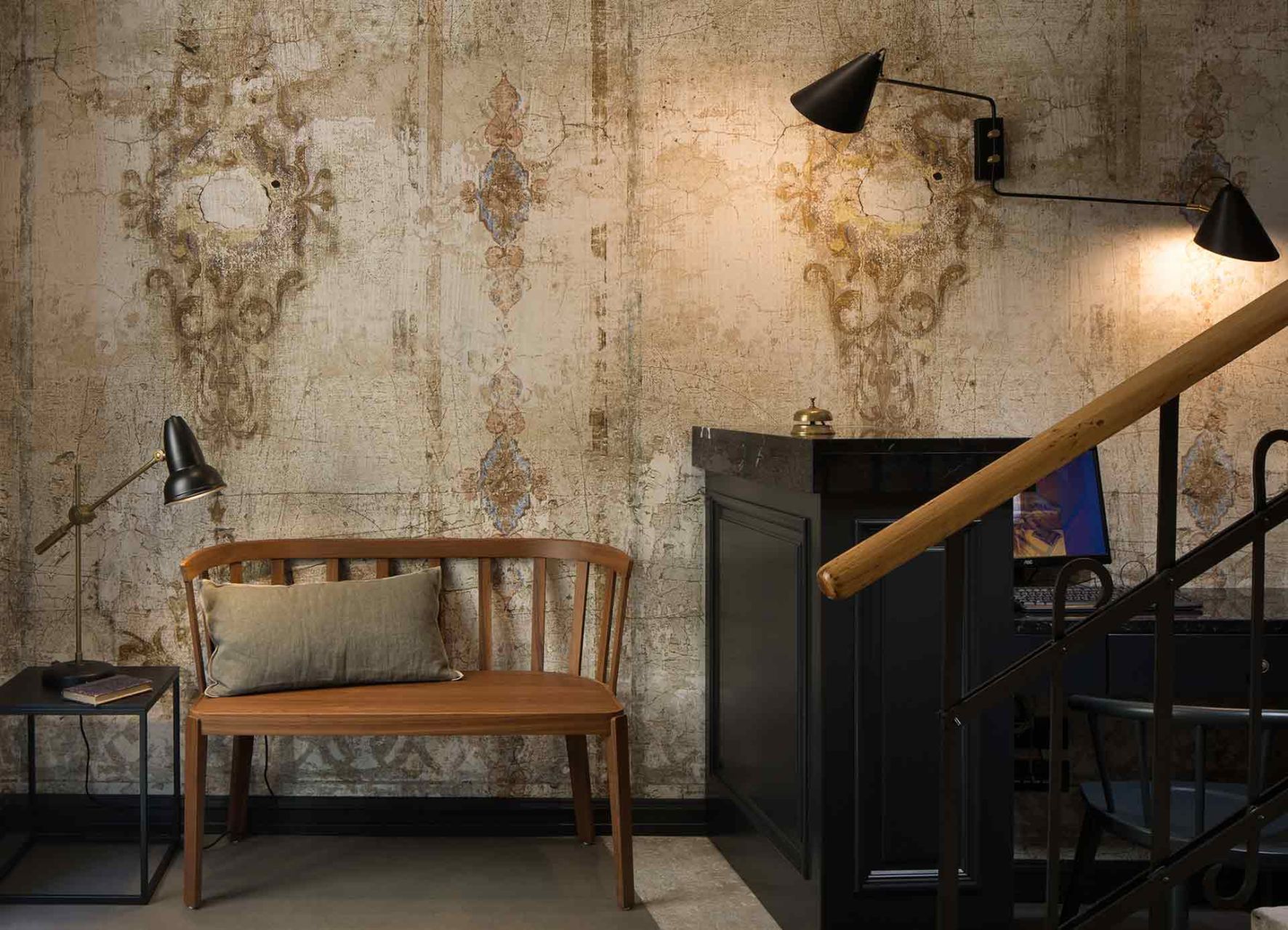 Step into the enchanting reception of Almayer Art & Heritage Hotel. Immerse yourself in elegance, surrounded by captivating art and cultural heritage