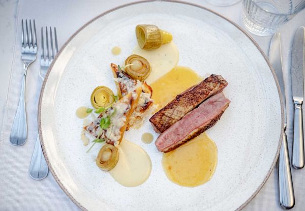 Savour the finest dining experience with duck breasts à l'Orange at Corte Restaurant, Almayer Art & Heritage Hotel